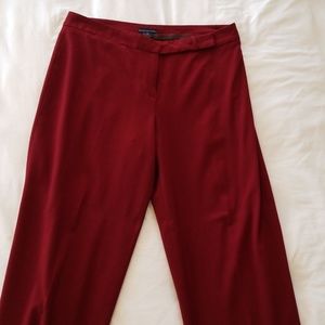 Anthropologie maroon dress pants